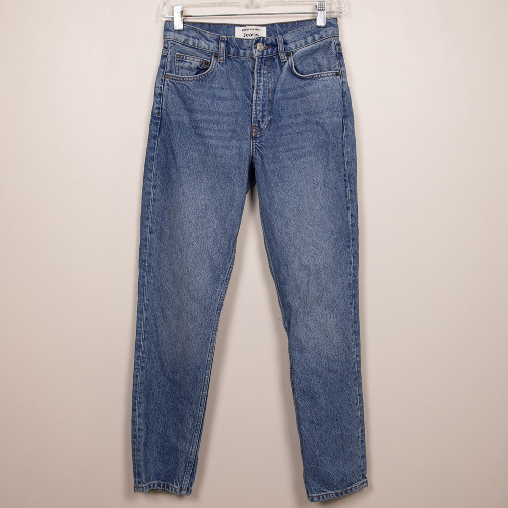 Reformation Julia Crop High Cigarette straight jeans-24